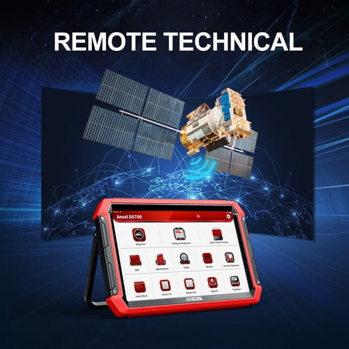 ANCEL DS700 Bidirectional Diagnostic Tool, Automotive OBD2 Scanner All System Diagnostic Scan Tool with 40+ Services, ECU Co-ding, FCA Autoauth, Topology Mapping, 2 Years Free Update