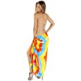 thumbnail image 5 of HAPPY BAY Women's Beachwear Summer Beach Wrap Bikini Wraps Sarong Coverups Swimwear Swim Cover up Bathing suit Swimsuit Pareo for Women Skirt One Size Orange, Tie Dye, 5 of 5