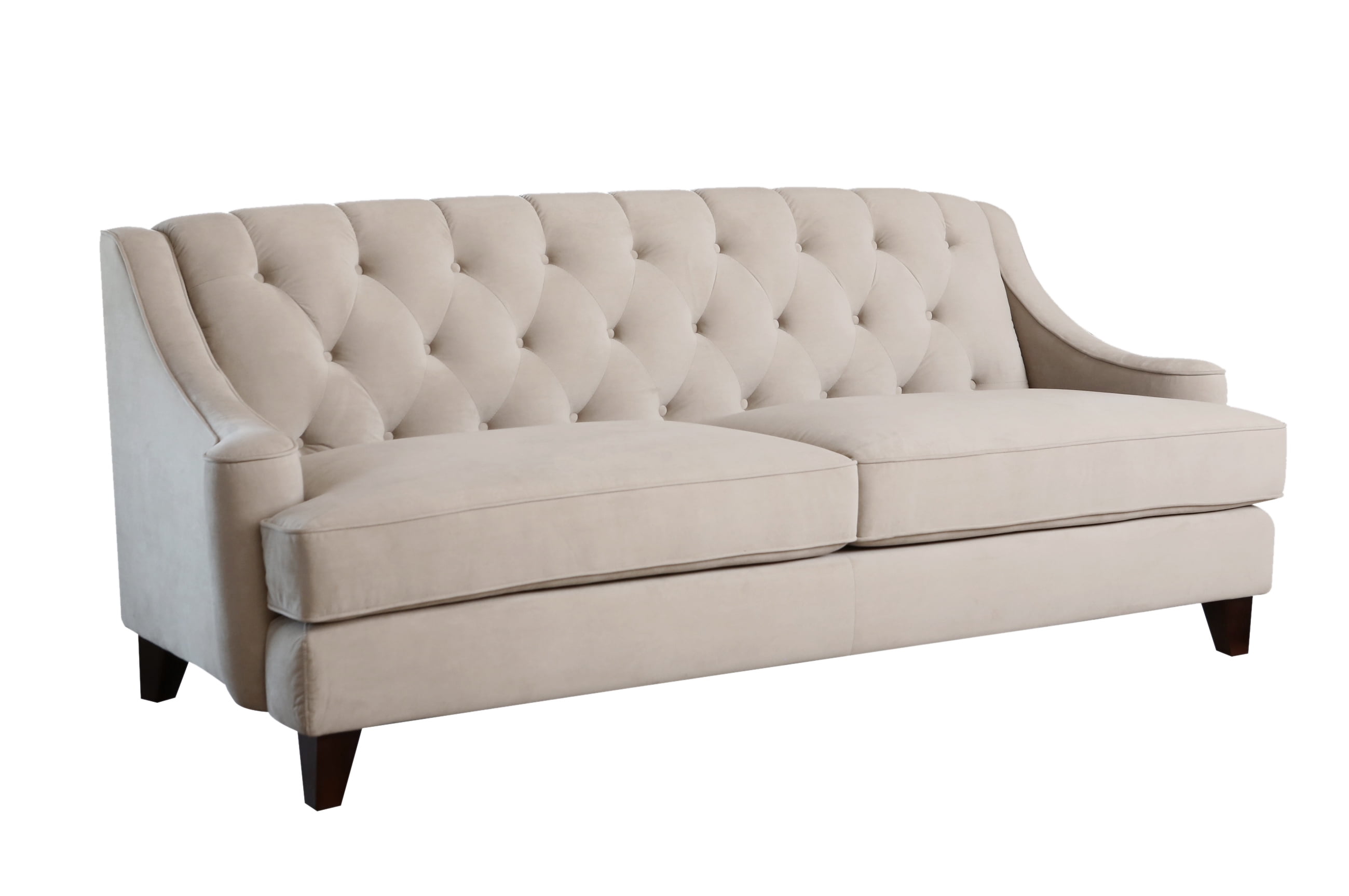 Devon & Claire Velvet Fabric Tufted Sofa, Multiple Colors - Walmart.com