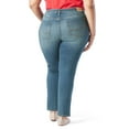 thumbnail image 3 of Signature by Levi Strauss & Co. Women's Plus Size Mid Rise Modern Straight Jeans, 3 of 4