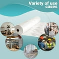 thumbnail image 3 of Clear Polyethylene Tarp Roll, 1 Mil Low Density Plastic, 400 ft, 12 ft, 3 of 7