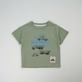 thumbnail image 2 of MEZZALL Toddler Boys Short Sleeved T-Shirt With Letters And Car Printed Tshirts (3-12 Years Old) Breathable Baby Wear, 2 of 3