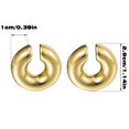 thumbnail image 3 of Fashion Stereo Large Smooth Ear Cartilage Ring Hanging Earrings Gold Design for, 3 of 8