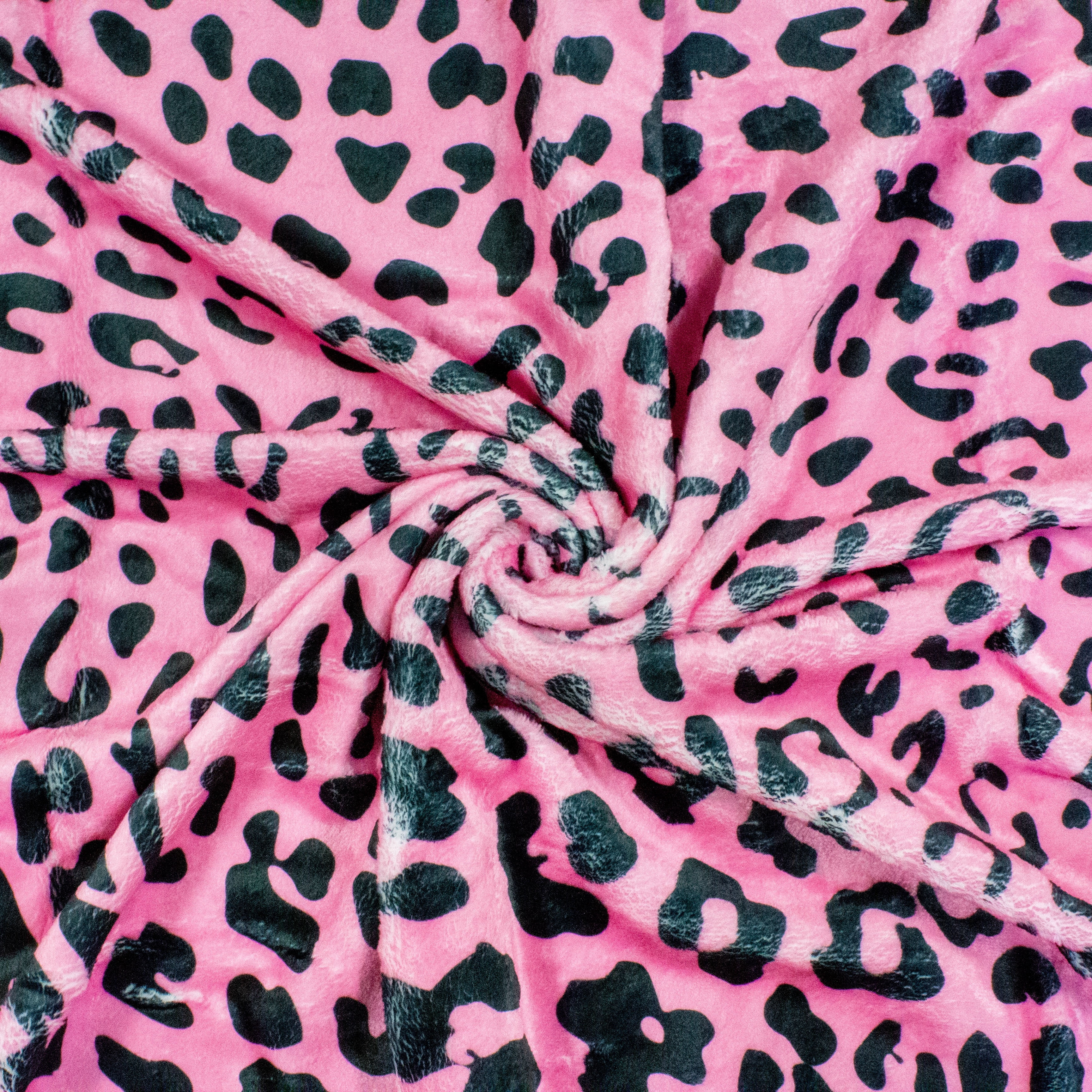 Everything Comfy Leopard Print Decorative Throw Blanket, 42" X 60", Pink