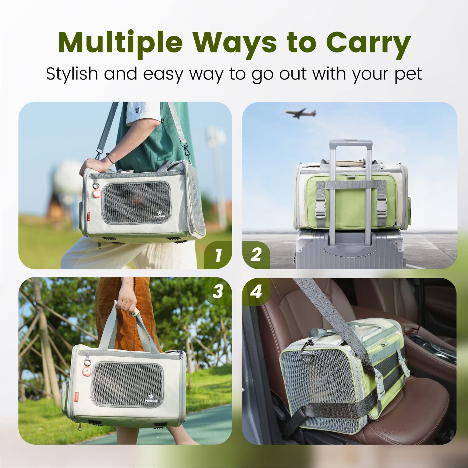 TSA Airline Approved   with QR Code ID , Soft Sided Foldable Travel Bag