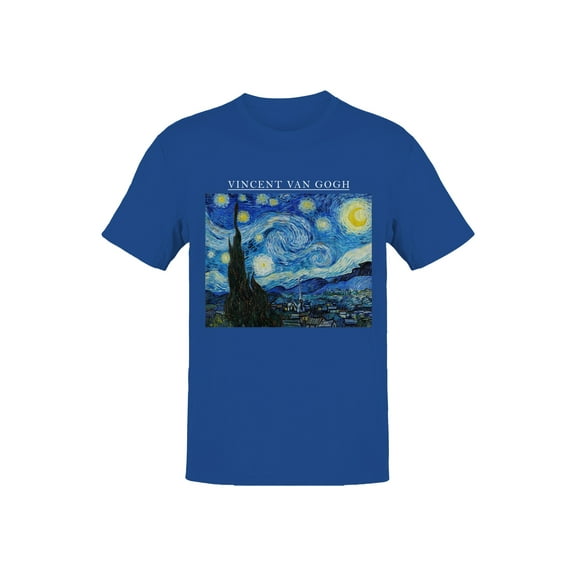 Starry Night by Vincent Van Gogh Men's T-shirt