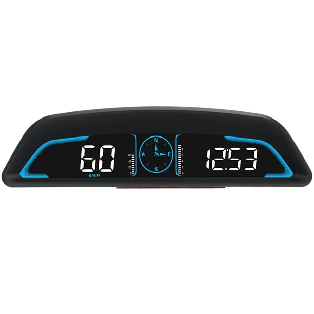 Pantalla HUD Para Coche, GPS De Alta Definición, Ajuste Automático De Brillo, Alarma De Velocidad, Indicador HUD Multifunción Para Vehículo