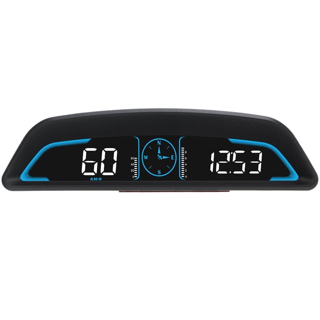 Velocímetro GPS Digital con pantalla HUD Universal para coche, alarma de velocidad, ajuste automático de brillo para vehículo
