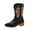 Black, variant on Women's Cowboy Boots Mid Calf Cowgirl Boots Embroidered Western Knee High Boots for Women