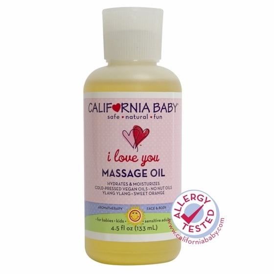 California Baby Massage Oil, I Love You, 4.5 Oz