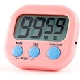 thumbnail image 1 of Temporizador de cocina magnético con pantalla LCD grande, temporizadores para cocinar, estudiar, alarma fuerte y temporizador de cuenta regresiva, 1 of 5