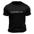thumbnail image 4 of PNTUTB Men's Fashion Valentine's Day Themed Prints Casual Loose Crew Neck Comfortable Short Sleeve T-shirt, 4 of 6
