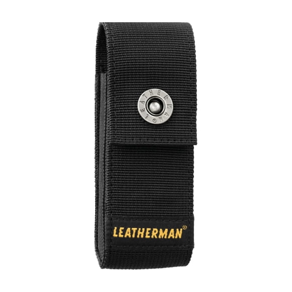 LEATHERMAN, Premium Nylon Snap Sheath, Fits 10.16-cm to 11.43-cm Multi-Tools, Black, Medium