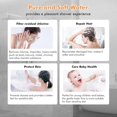 thumbnail image 4 of Hard water filter shower head, 3+1 jet mode high pressure shower head and 1.5m hose, handheld massage shower filter for removing residual chlorine, 4 of 5