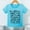 Blue, variant on Dyfzdhu Kids Toddler Children Boys Spring Summer Graphic Letter T-shirt Clothing