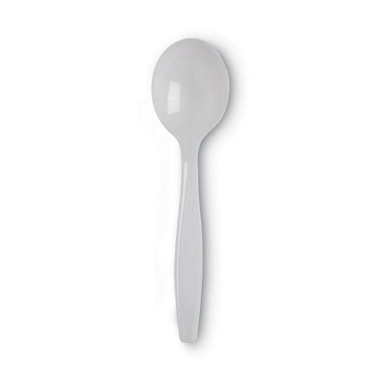 Plastic Cutlery, Heavyweight Soup Spoons, 5 3/4 Plastic Cutlery, Heavyweight Soup Spoons, 5 3/4