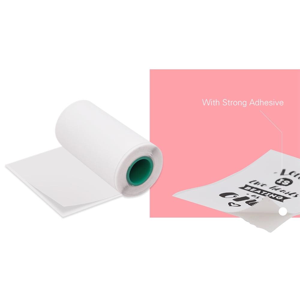 K0A8 Long-Lasting 10-Year Preservation Sticky Thermal Paper Roll 56*30mm 
