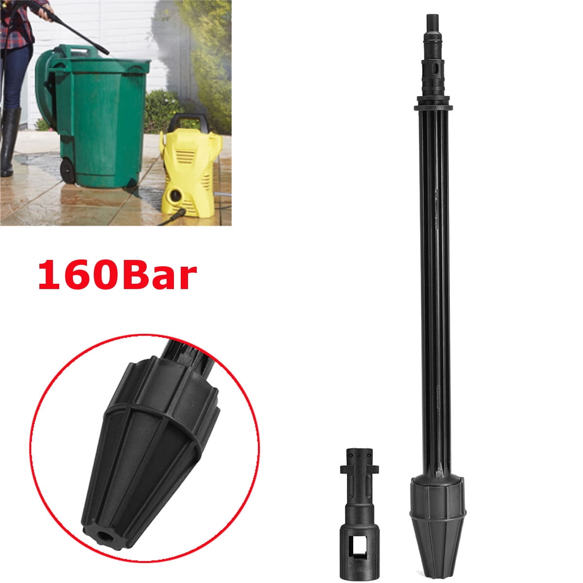 160 Bar Dirt Lance Turbo Nozzle for Karcher K2 K3 K4 K5 Pressure Washer |  Walmart Canada