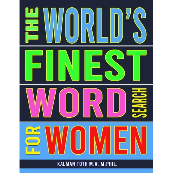 The World's Finest Word Search For Women: 133 Jumbo Print Splendid Puzzles, (Paperback)