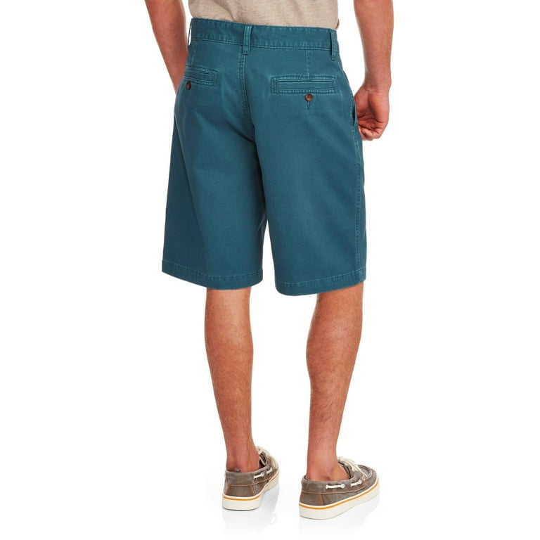 Big Men s Flat Front Twill Short Walmart