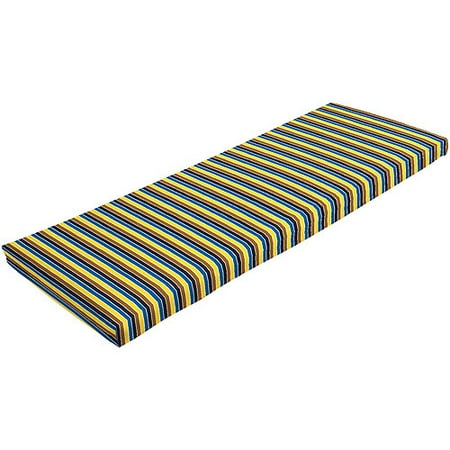 Pickett Stripe Harbor Bench Cushion, Yellow