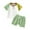Mint Green, variant on EnJoCho Sweat Suits Girls Size 8 Toddler Boys Short Sleeve Splicing T Shirt Tops Shorts Child Kids Gentleman Sports Beach Outfits Kids Boys Fashion Set 12-18 Months