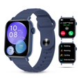 thumbnail image 1 of Reloj inteligente QTLLBT de 1.83 pulgadas con Bluetooth Call, impermeable, azul, 1 of 8