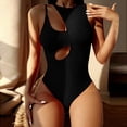 thumbnail image 2 of Babysbule Swimsuits for Women Women's Print Bikini Swimsuit Filled Bra One-Piece Swimwear Beachwear, 2 of 5