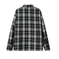thumbnail image 4 of RUTAYY Men's Shirts Plaid Long Sleeve Lightweight Casual Button Down with Pocket Comfortable Open Front Tops Trendy Beach Blouse, 4 of 6