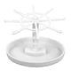 thumbnail image 2 of Exhibidor de llaveros, organizador de joyas, soporte multifuncional giratorio de 360 degree para joyas, soporte para collares con colgantes y colgantes. Blanco 1 Nivel, 2 of 8