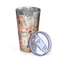 thumbnail image 2 of 16oz Tumblers Shih Tzu Dog and Pioneer Flower Stainless Steel Vacuum Insulated Double Wall Travel Tumbler Cups Mug with Lid and Straw,Cleaning Brush for Coffee,Tea, 2 of 4