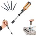 thumbnail image 1 of Spiral Screwdriver, Ratchet Screwdriver Push-pull Ratchet Screwdriver Set, 1 of 4