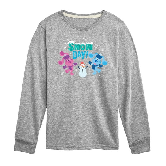 Blue's Clues & You! - Snow Day - Toddler And Youth Long Sleeve Graphic T-Shirt