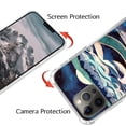 thumbnail image 4 of Ocean Waves Case Compatible with iPhone 12-12 Pro,Unique Art Design TPU Bumper Cover Case, 4 of 5