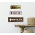 thumbnail image 5 of Signs ByLITA Standard First Aid Sign (Black) - Small, 5 of 5