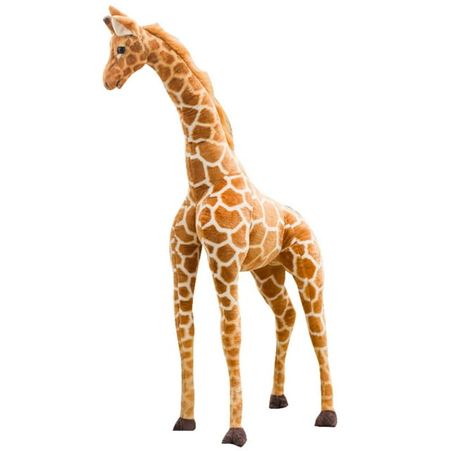 Simulation Giraffe Animal Plush Stuffed Doll Kids Toy Home Decor Photo Props