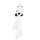 thumbnail image 3 of Toalla de dibujos animados para bebé, juguete de peluche colgante para recién nacido, toalla relajante para bebé, oso blanco y negro, 3 of 14