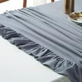 thumbnail image 3 of Solid Color Ruffled Tablecloth, 3 of 6