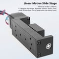 thumbnail image 4 of Etapa Deslizante Manual De Guía De Riel Lineal, Ejes Múltiples Que Utilizan Actuador De Etapa Lineal Tornillo Tipo T Ángulo De Paso De 1,8 Grados Para Maquinaria De Producción, 4 of 7