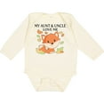 thumbnail image 3 of Inktastic My Aunt and Uncle Love Me- Little Fox Boys or Girls Long Sleeve Baby Bodysuit, 3 of 5
