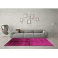 thumbnail image 3 of Ahgly Company Indoor Square Oriental Pink Industrial Area Rugs, 5' Square, 3 of 4