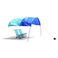 thumbnail image 1 of Shibumi Shade Mini®, la mejor sombra de playa del mundo, el dosel de playa original impulsado por viento®, proporciona 75 pies cuadrados. Pie. de sombra, compacto y fácil de transportar, se instala en, 1 of 5