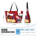 thumbnail image 3 of Lsque Sanrio Beach Travel Bag - Water-Resistant, Large Capacity Lightweight Tote with 7 Pockets for Women and Men - Perfect for Beach, Pool, Gym, and Travel, 3 of 6