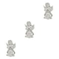 thumbnail image 1 of Guardoinrt Beautiful Resin White Angel Statue Delicate Desktop Decor Collection Window Props for Christmas prayer hold hands 3Set, 1 of 6
