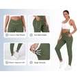 thumbnail image 4 of Rosvigor Plus Size Yoga Joggers Women Athletic Leggings Pants Elastic Crossover High Waisted Tapered Lounge Pants with Pockets, 4 of 7