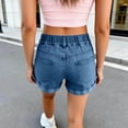 thumbnail image 5 of OGLCCG 3 Pack Girls Jean Shorts Kids High Waist Athletic Denim Shorts with Pockets Summer Casual Straight Leg Shorts for Teen Girl 3-15 Years, 5 of 8