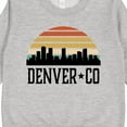 thumbnail image 3 of Inktastic Denver Colorado Skyline Vintage Toddler Sweatshirt, 3 of 4