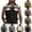 A-Black, variant on GERsome Men's Sleeveless Shirts Button Up Tank Tops Color Block Beach T Shirt Vest with Pockets S-3XL