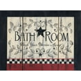 thumbnail image 2 of Spivey, Linda 14x12 Black Ornate Wood Framed with Double Matting Museum Art Print Titled - Bathroom, 2 of 4