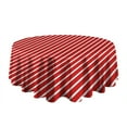 thumbnail image 5 of Christmas Round Tablecloth 60x60in(153x153cm) – Waterproof Polyester Table Cover with Full Print Design, Wrinkle Resistant & Washable for Kitchen Dining Party Decor, 5 of 6